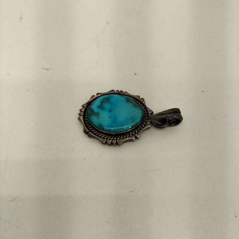 ターコイズ 925刻印 ペンダントトップ メンズ